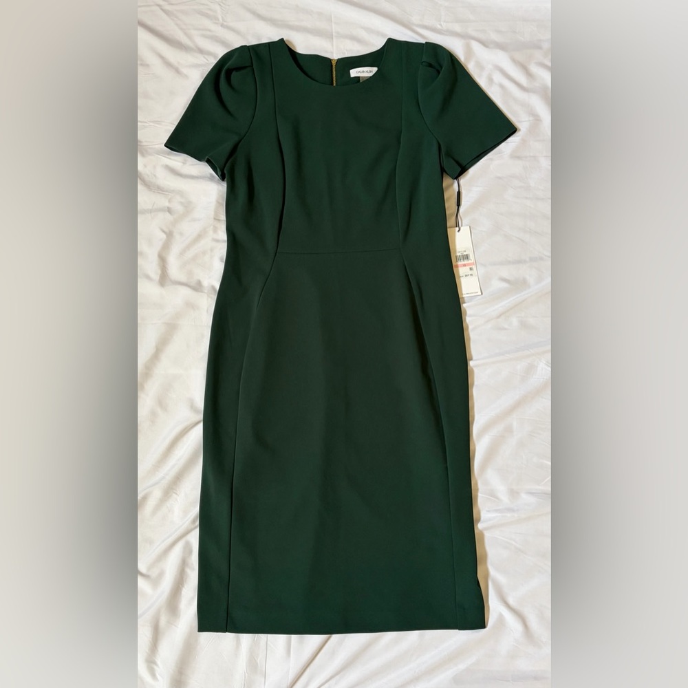 Calvin Klein Dark Green Midi Dress